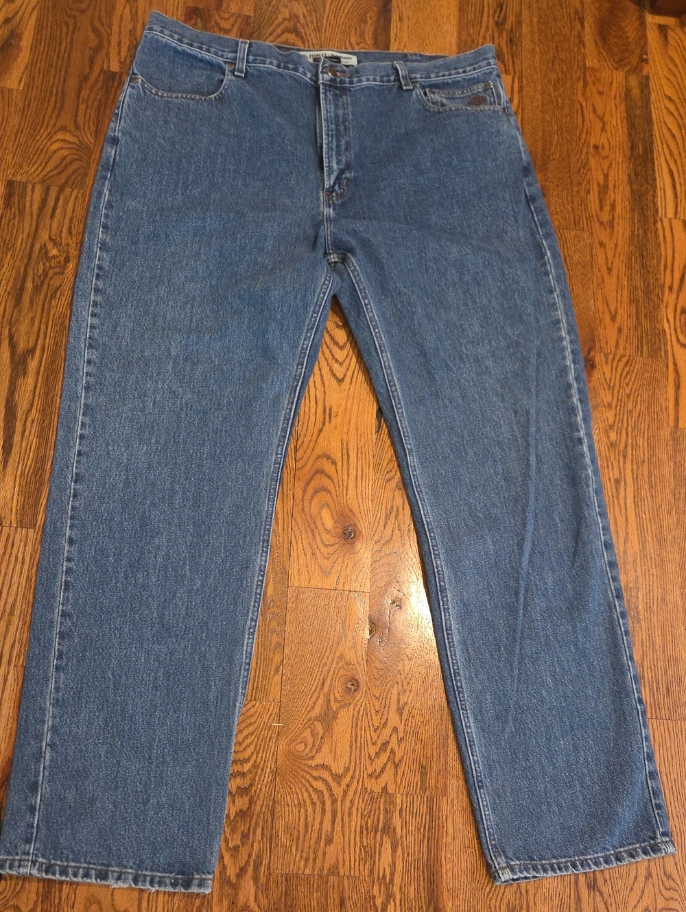 Harley Davidson Mens Denim Jeans 42x34 Med Wash